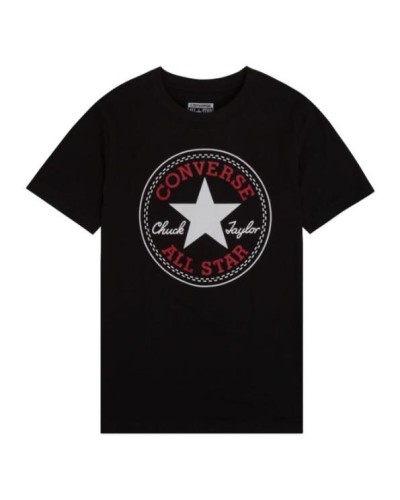 CAMISETA MANGA CORTA CORE CHUCK PATCH TEE NEGRO