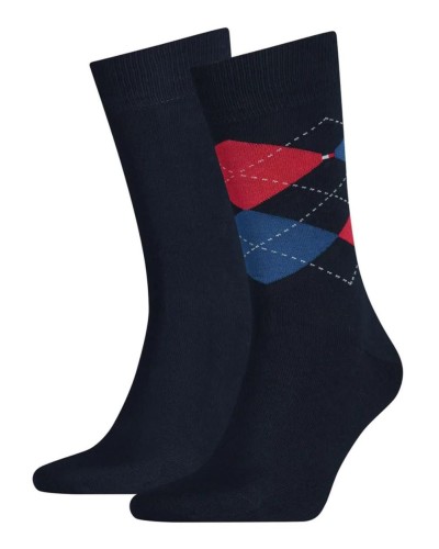 CALCETIN TH MEN SOCK CHECK NAVY