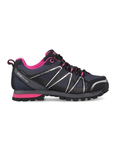 DEPORTIVO TREKING MODELO LUCIA GRIS/FUCSIA