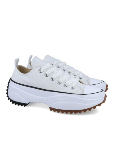 ZAPATO LONA PLATAFORMA BLANCO