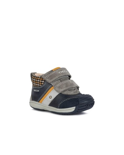 BOTIN B TOLEDO BOY A PIEL/SINTETICO NAVY/GREY