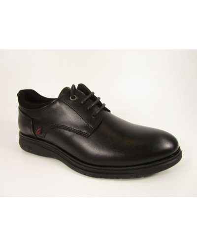 ZAPATO NAPA GRASO NEGRO CORDÓN