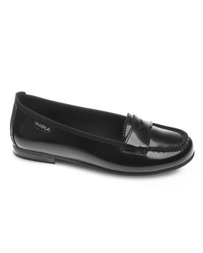 MOCASIN COLEGIAL ANTIC CAMBRIDGE NEGRO