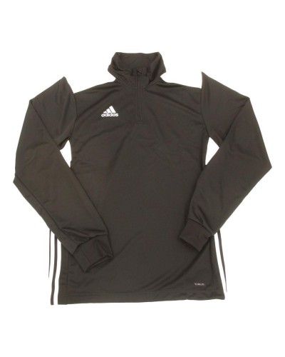 SUDADERA CREMALLERA FOOTBALL REGI18 TR TOP NEGRO/BLANCO