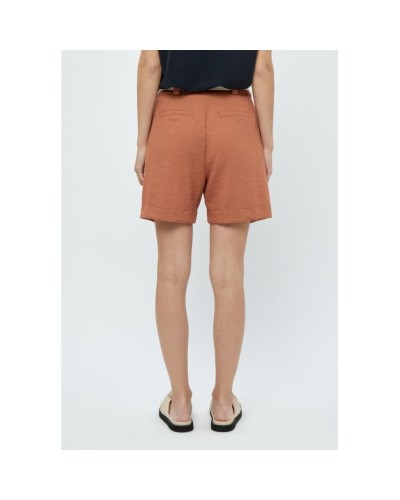 PANTALÓN CORTO BRENDA MID WAIST SHORTS 80% VISCOSA 20% POLIÉSTER CHILI OIL