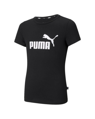 CAMISETA MANGA CORTA ESS LOGO TEE G NEGRO