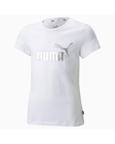 CAMISETA MANGA CORTA ESS+ LOGO TEE G BLANCO