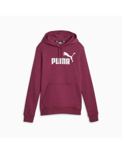 SUDADERA ESS LOGO HOODIE FL MARRON