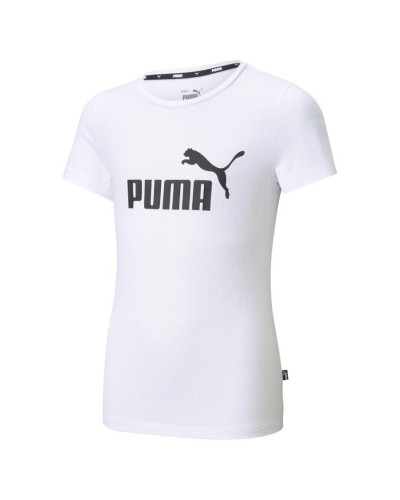 CAMISETA MANGA CORTA ESS LOGO TEE G SP23 100% ALGODÓN CORTE NORMAL CUELLO REDONDO BLANCO