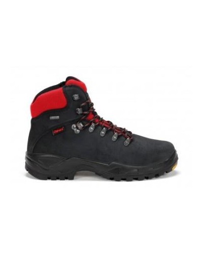 BOTA MONTAÑA REFUGIO 09 GORE-TEX XACOBEO NEGRO / ROJO