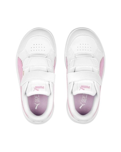 DEPORTIVO PUMA EVOLVE COURT V PS BLANCO / ROSA