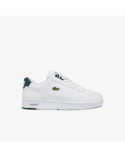 DEPORTIVO JUNIORS LACOSTE T-CLIP SYNTHETIC SNEAKERS WHITE / DARK GREEN