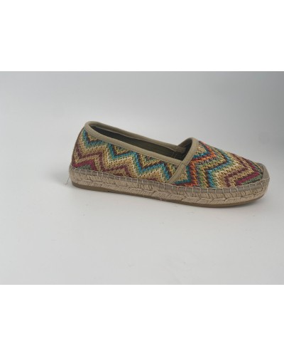 ESPARTO CAMPING MISSONI ZIGZAG MULTICOLOR PITIUSA NATURAL