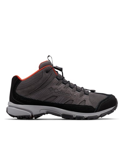 MEDIA BOTA FIVE FORKS MID WP- UPPER WATERPROOF MIDSOLE TECHLITE OUTSOLE Omni-GRIP DARK GREY/FLAME