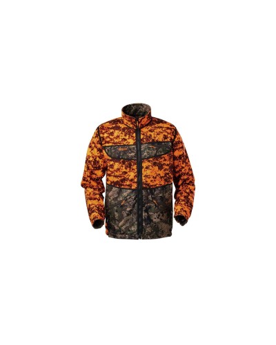 CHAQUETA REVERSIBLE POLAR CAZA AXE 08 VERDE CAMUFLAJE