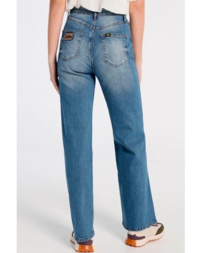 PANTALON VAQUERO ANCHO NICOL CARLTON STRAIGHT WIDE LEG DENIM MEDIUM