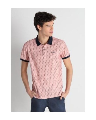 POLO MANGA CORTA ROCCO-RIMA 65% POLIÉSTER 35% ALGODÓN SALMON