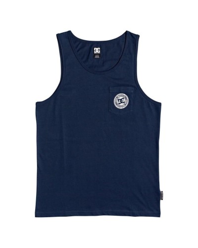 CAMISETA TIRANTES POCKET TANK 100%ALGODON STANDARD FIT NEGRO IRIS