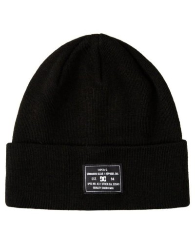 0GORRA LABEL BEANIE BLACK