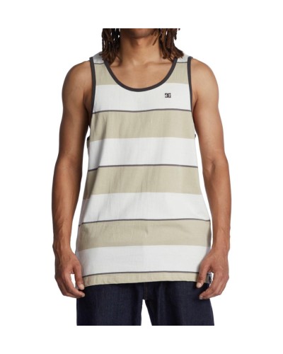 CAMISETA TIRANTES CRATE STRIPE TANK 100% ALGODÓN CORTE ESTÁNDAR OVERCAST CRATE STRIPE