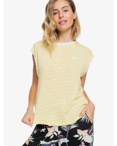 CAMISETA TIRANTES GOOD EYES 60% Cotton, 40% Polyester SLIGHTLY LOOSE FIT PALE BANANA KUTA STRIPES