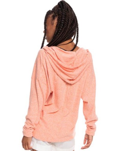 SUDADERA PADDLE OUT 55% Cotton, 45% Polyester Relaxed fit FUSION CORAL