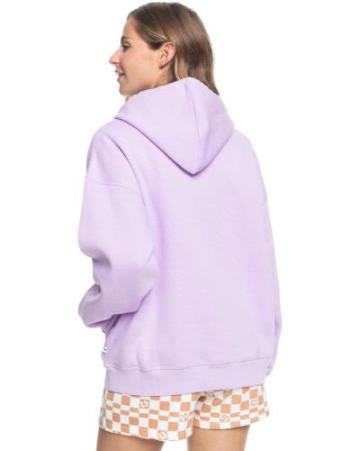 SUDADERA CAPUCHA THATS RAD 80% ALGODÓN 20% POLIÉSTER AJUSTE RELAJADO PURPLE ROSE