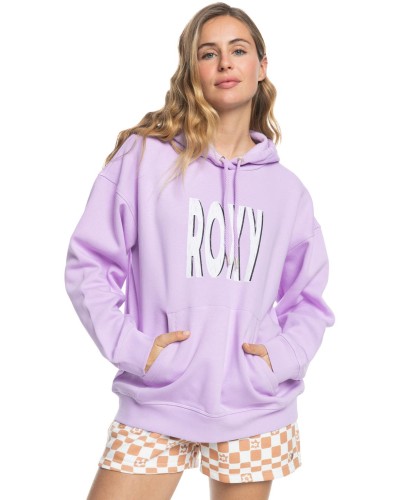 SUDADERA CAPUCHA THATS RAD 80% ALGODÓN 20% POLIÉSTER AJUSTE RELAJADO PURPLE ROSE