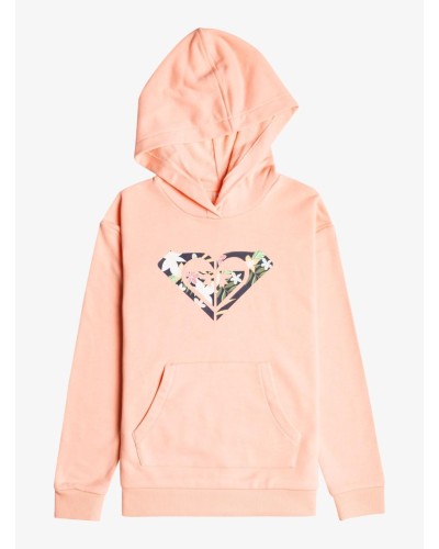 SUDADERA CAPUCHA HAPPINESS FOREVER HOODIE A 80% ALGODÓN 20% POLIÉSTER CORTE: AJUSTE RELAJADO TROPICAL PEACH