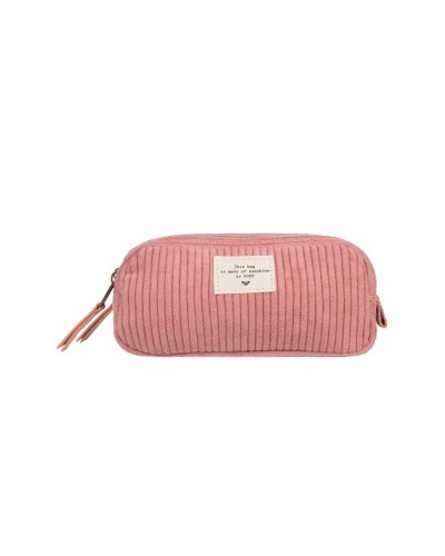 ESTUCHE COZY NATURE DOUBLE ZIP SACHET PINK