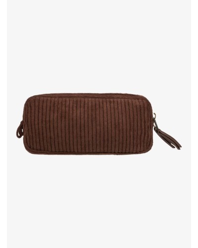 ESTUCHE COZY NATURE DOUBLE ZIP BITTER CHOCOLATE