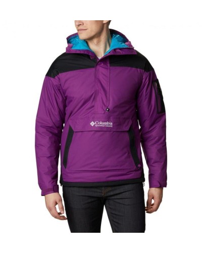 CHAQUETA CHALLENGER™ PULLOVER FEATURES Rain Protector FABRICS Hydra Cloth 3000 100% nylon Plain Weave PLUM BLACK