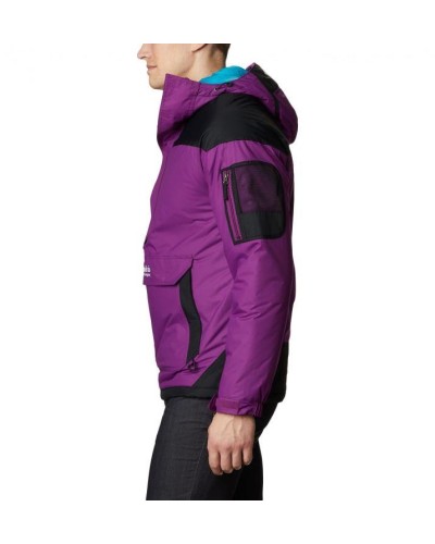 CHAQUETA CHALLENGER™ PULLOVER FEATURES Rain Protector FABRICS Hydra Cloth 3000 100% nylon Plain Weave PLUM BLACK