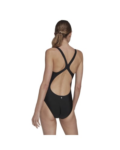 BAÑADOR 3 BARS SWIMSUIT LOGO BLACK / WHITE