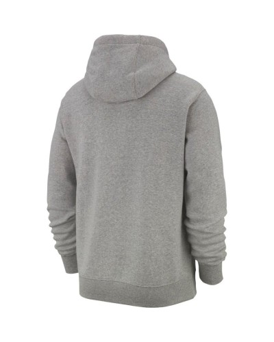 SUDADERA CAPUCHA NIKE SPORTSWEAR CLUB FLEECE HOODIE GRIS / BLANCO