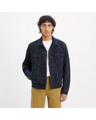 CHAQUETA VAQUERA THE TRUCKER JACKET BLUE BLACK TRUCKER