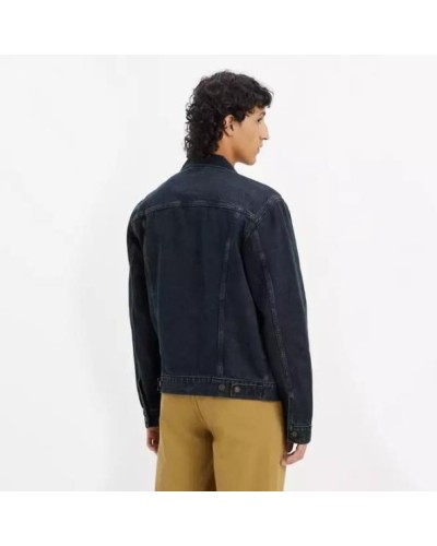 CHAQUETA VAQUERA THE TRUCKER JACKET BLUE BLACK TRUCKER