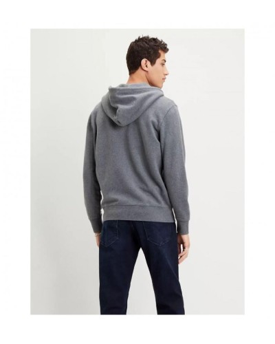 SUDADERA CAPUCHA THE ORIGINAL HOUSEMARK ZIP UP CHARCOAL HEATHER