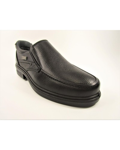 MOCASIN WATERPROOF PIEL NAPA NEGRO