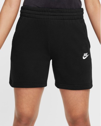 PANTALÓN CORTO NIKE SPORTSWEAR CLUB FLEECE BIG KID NEGRO