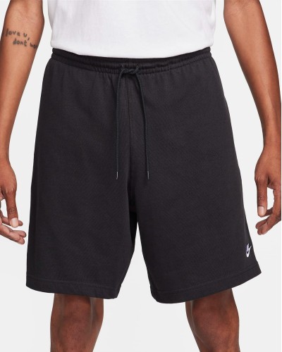 PANTALÓN CORTO NIKE CLUB MENS KNIT SHORTS NEGRO / BLANCO