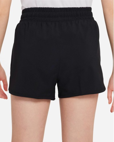PANTALÓN CORTO NIKE DRI-FIT ONE BIG KIDS NEGRO