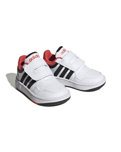 DEPORTIVO HOOPS 3.0 CF I CLOUD WHITE / CORE BLACK / BRIGHT RED