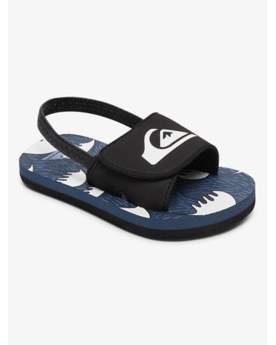 CHANCLA LAYBACK SLIDE TODDLER BLACK/BLUE/WHITE