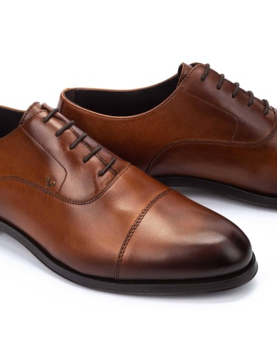 ZAPATO MOD EMPIRE BRANDY PIEL DECORADO