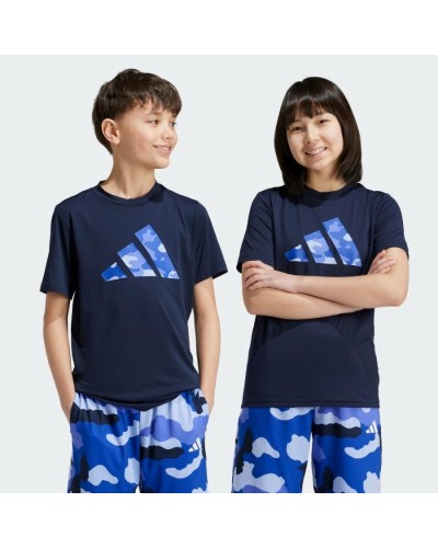 CAMISETA MANGA CORTA TRAIN ESSENTIALS SEASONAL AEROREADY LEGEND INK