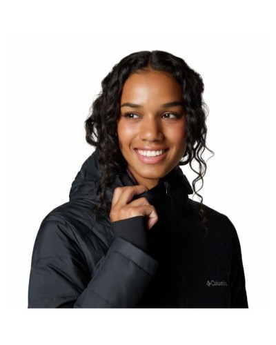 CHAQUETA HEAVENLY LONG HOODED JACKET BLACK