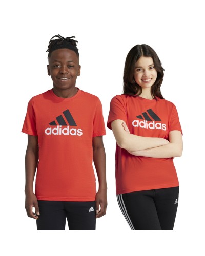 CAMISETA MANGA CORTA ESSENTIALS BIG LOGO BRIGHT RED / BLACK
