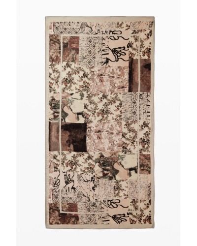 FULAR FOU TAPESTRY RECTANGLE CRUDO BEIGE