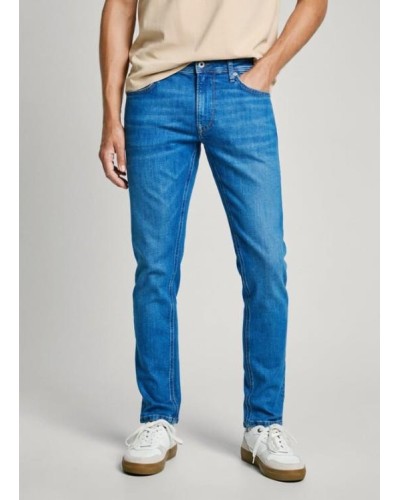 PANTALÓN LARGO VAQUERO TAPERED JEANS DENIM